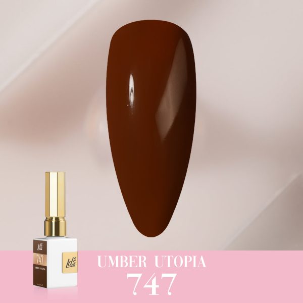 LDS Color Craze Gel Nail Polish - 747 Umber Utopia - 0.5oz Sale - Image 3