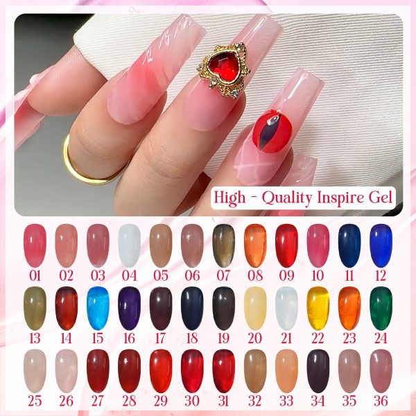 LDS Gel Polish JG-09 - Jelly Gel Collection Online Hot Sale - Image 2