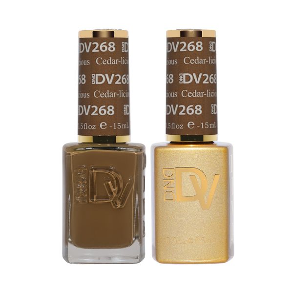 DND Diva Gel Nail Polish Duo - DND DV 268 Ceder Licious Sale