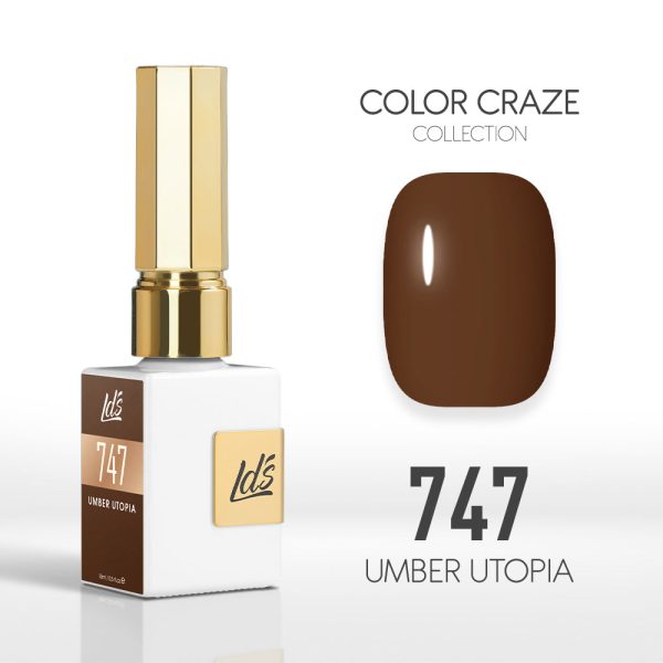 LDS Color Craze Gel Nail Polish - 747 Umber Utopia - 0.5oz Sale