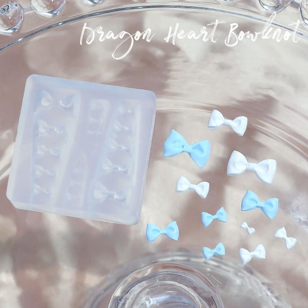 3D Nail Charm Mold 1 - 16 Bows on Sale - Image 5