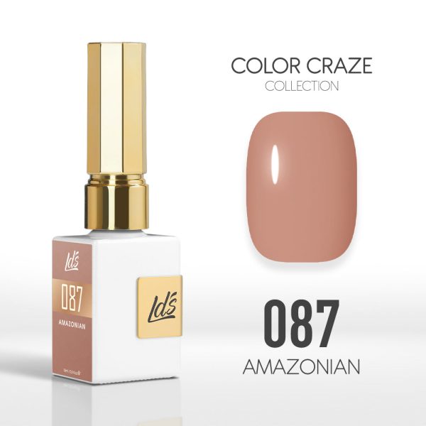 LDS Color Craze Gel Nail Polish - 087 Amazonian - 0.5oz Fashion