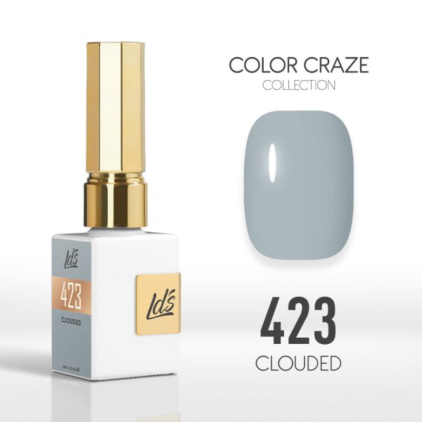 LDS Color Craze Gel Nail Polish - 423 Clouded - 0.5oz For Cheap