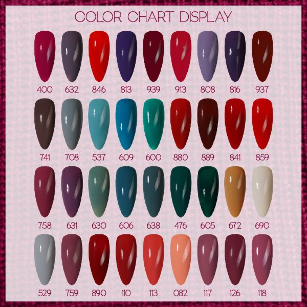 LDS Color Craze Gel Nail Polish - 118 Princess Plum - 0.5oz Online Sale - Image 5