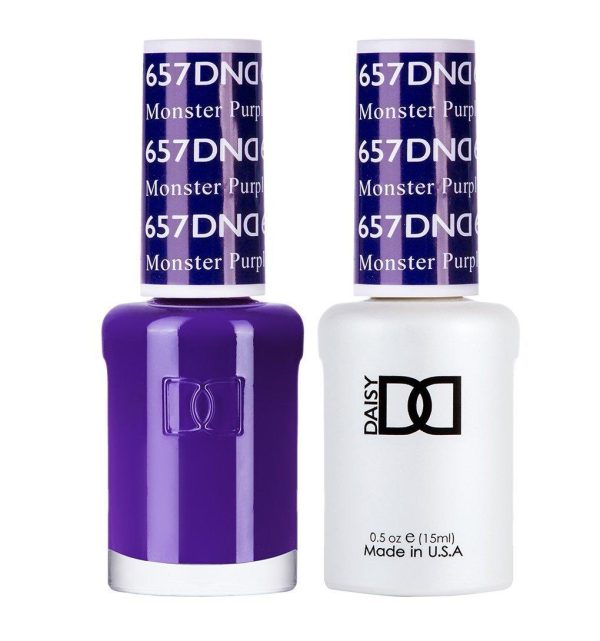 DND Gel Nail Polish Duo - 657 Monster Purple Online now