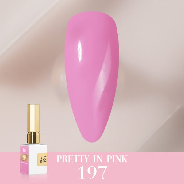 LDS Color Craze Gel Nail Polish - 197 Pretty in Pink - 0.5oz For Sale - Image 3