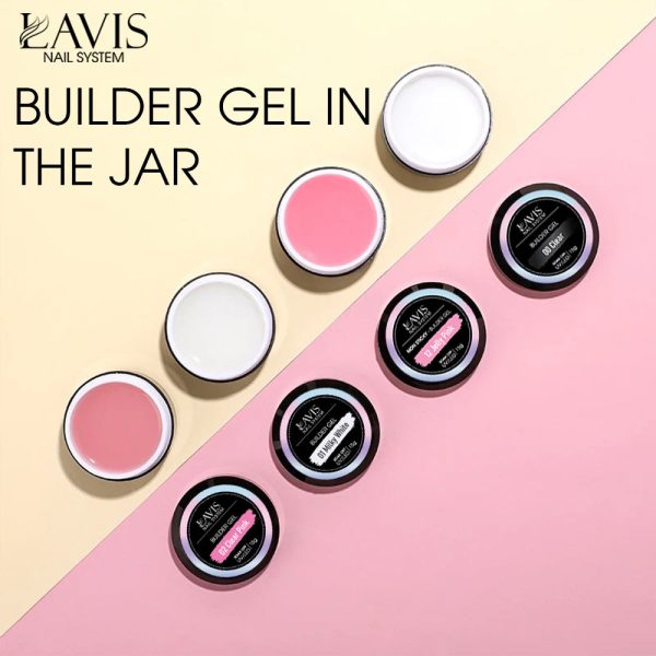 LAVIS J06 - Builder Gel In The Jar 15g - Coffee Sale - Image 5