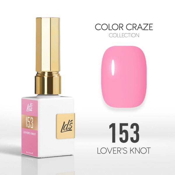 LDS Color Craze Gel Nail Polish - 153 Lover s Knot - 0.5oz For Sale