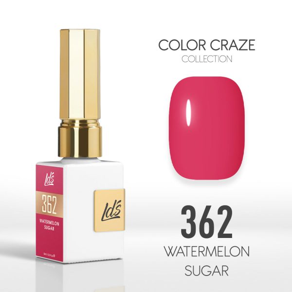 LDS Color Craze Gel Nail Polish - 362 Watermelon Sugar - 0.5oz Cheap
