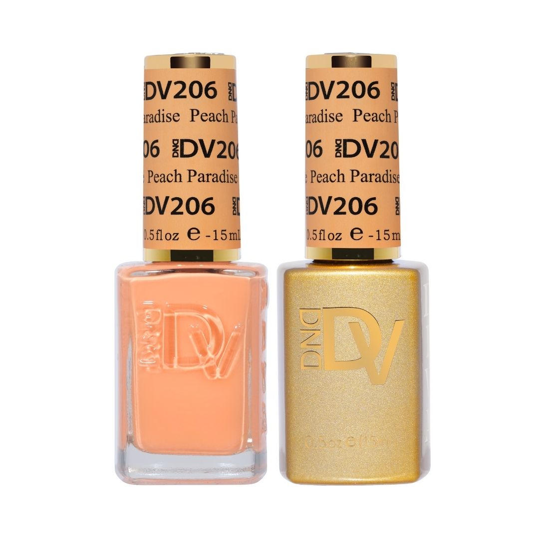 DND Diva Gel Nail Polish Duo – DND DV 206 Peach Paradise Online Sale