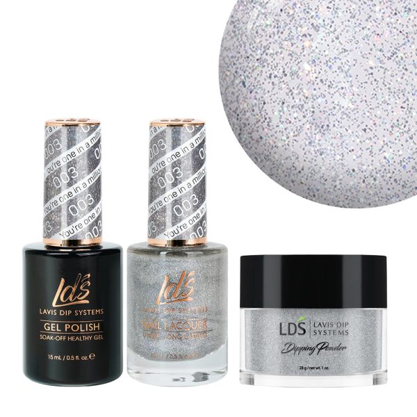 LDS 3 in 1 - 003 You re One In A Million - Dip, Gel & Lacquer Matching For Cheap - Image 5