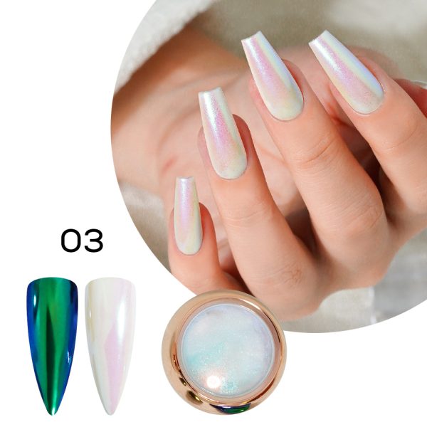 Aurora Chrome Nail Powder - 03 Online Hot Sale